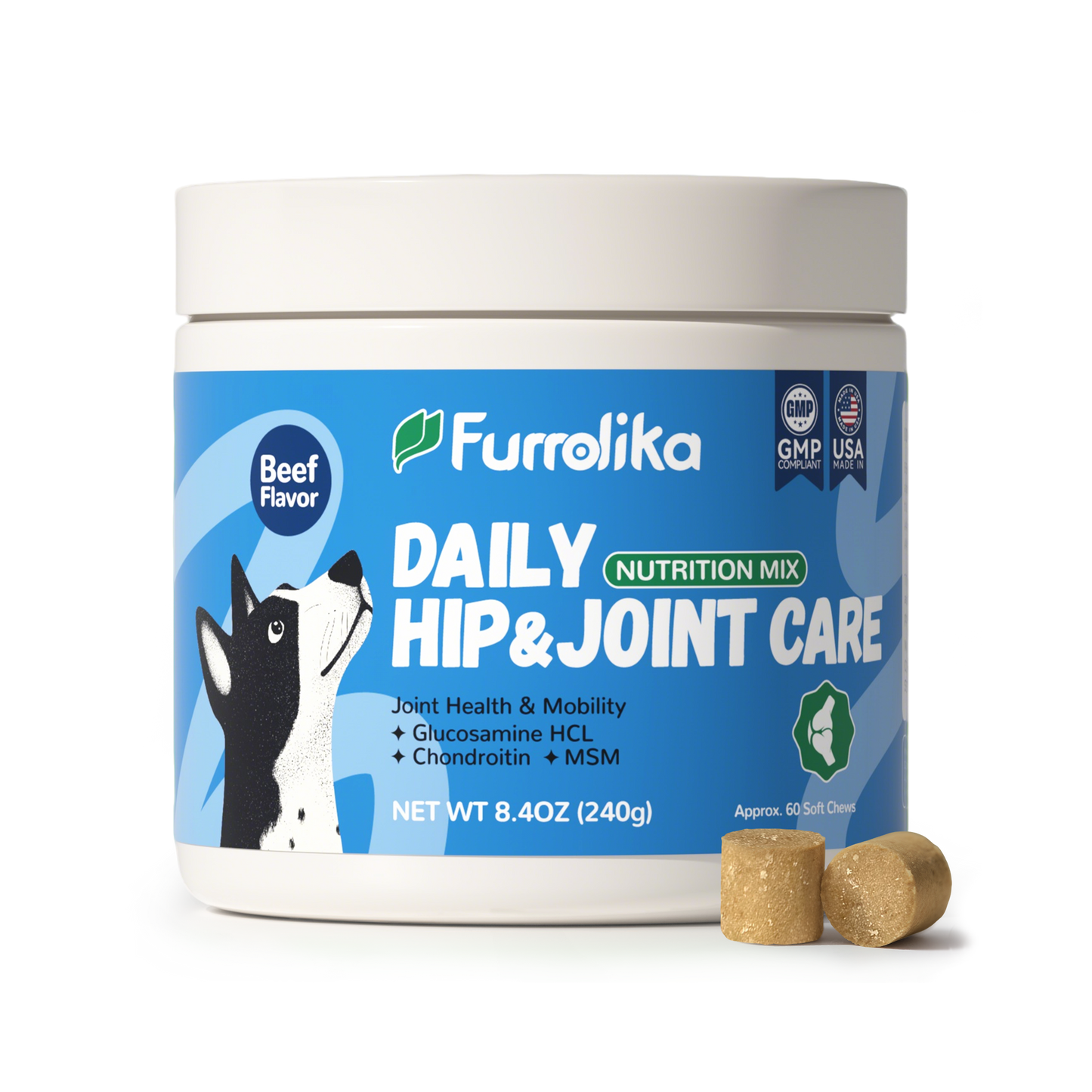 Furrolika Hip and Joint Soft Chews for Dogs